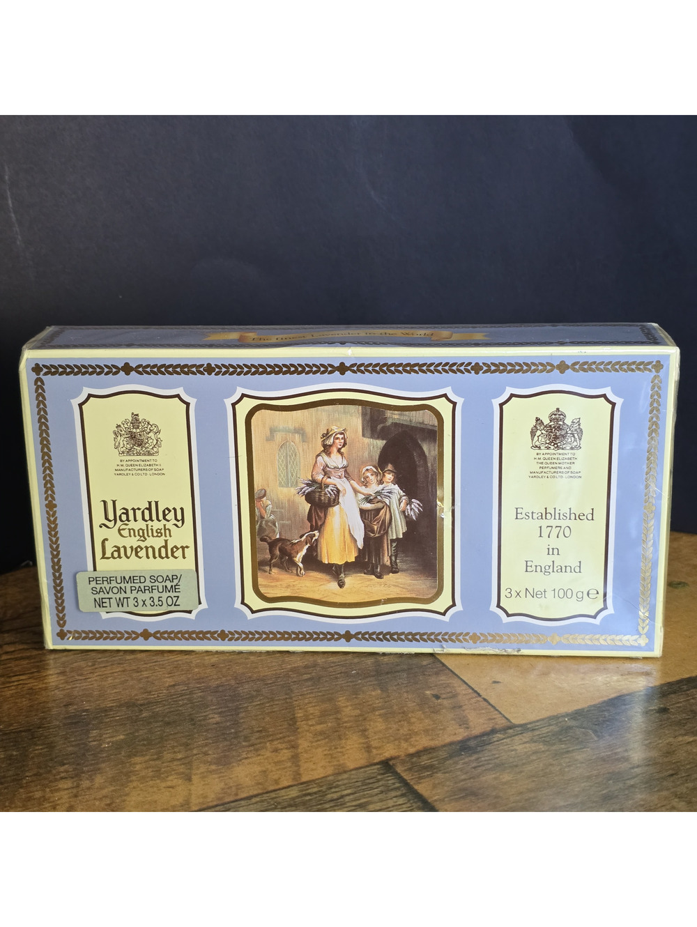 Yardley English Lavender Perfumed Soap 3x 3.5 oz Luxury Bath Bar Set England NEW